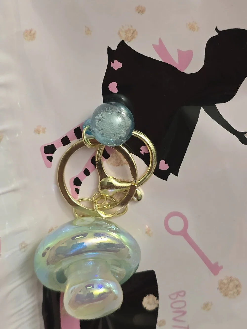 Mushroom Bag Charm/ Keychain NEW